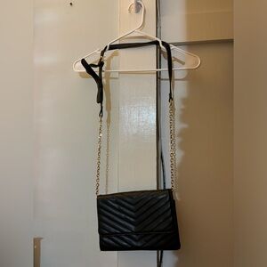 Black and Gold Chain Purse